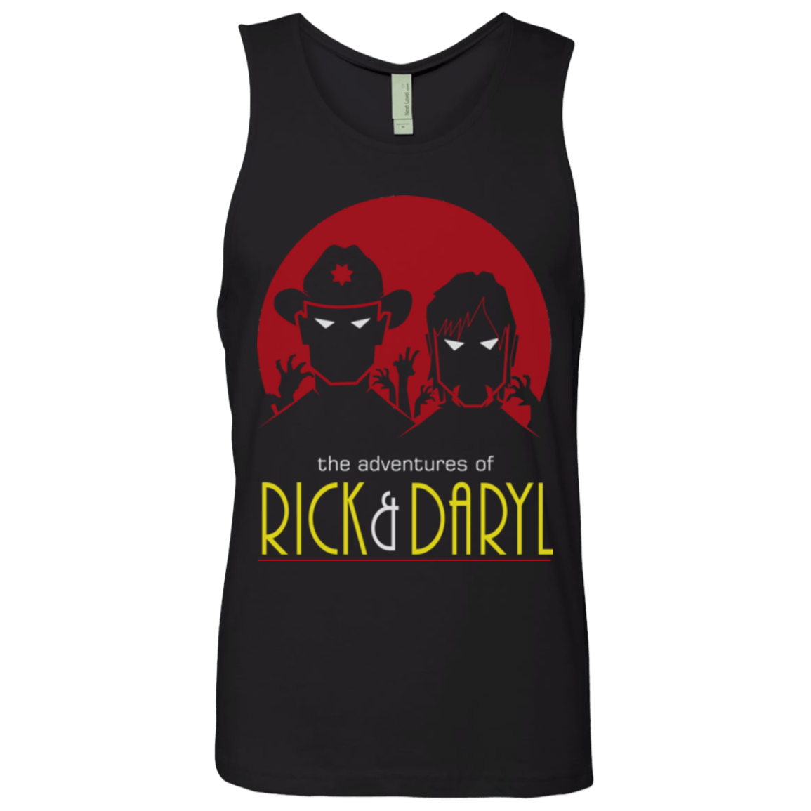 T-Shirts Black / Small The Adventures of Rick and Daryl Men's Premium Tank Top