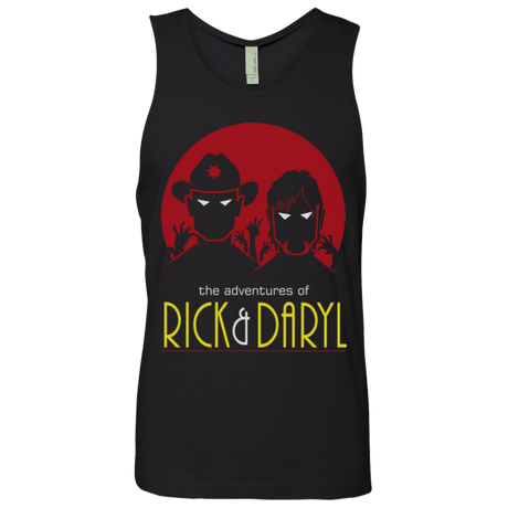 T-Shirts Black / Small The Adventures of Rick and Daryl Men's Premium Tank Top