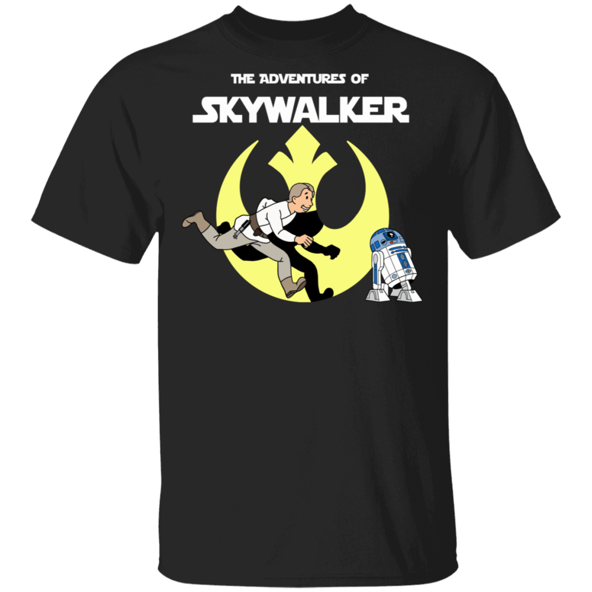 T-Shirts Black / S The Adventures Of Skywalker T-Shirt