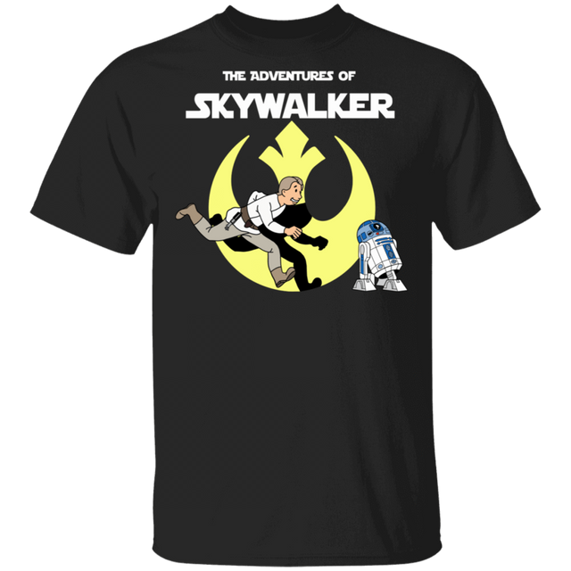 T-Shirts Black / S The Adventures Of Skywalker T-Shirt