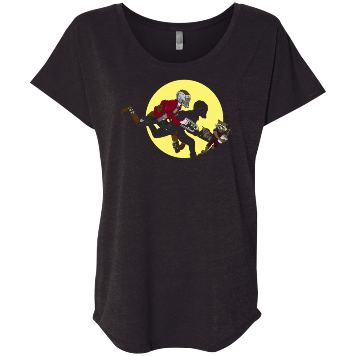 T-Shirts Vintage Black / X-Small The Adventures of Star Lord Triblend Dolman Sleeve