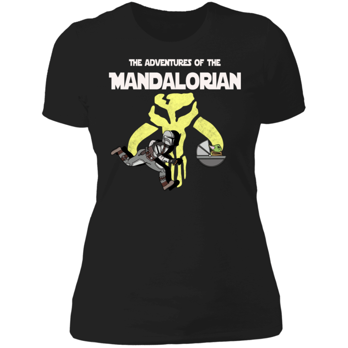 T-Shirts Black / X-Small The Adventures Of The Mando Women's Premium T-Shirt