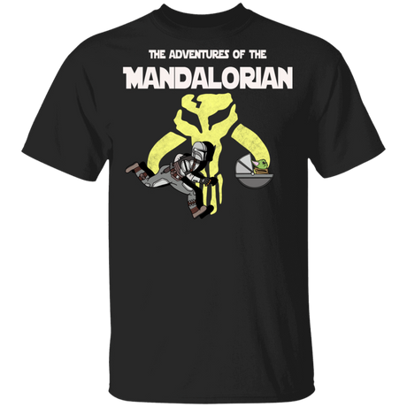 T-Shirts Black / YXS The Adventures Of The Mando Youth T-Shirt