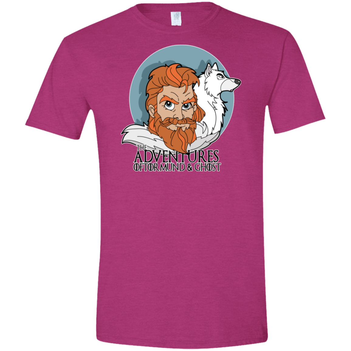T-Shirts Antique Heliconia / S The Adventures of Tormund and Ghost Men's Semi-Fitted Softstyle