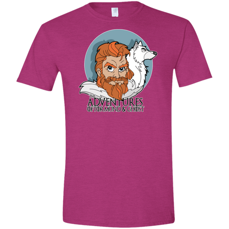 T-Shirts Antique Heliconia / S The Adventures of Tormund and Ghost Men's Semi-Fitted Softstyle