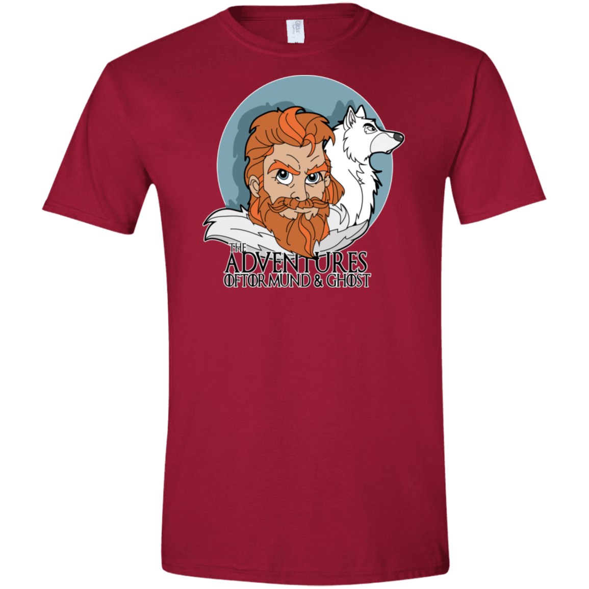 T-Shirts Cardinal Red / S The Adventures of Tormund and Ghost Men's Semi-Fitted Softstyle