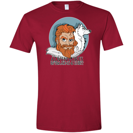T-Shirts Cardinal Red / S The Adventures of Tormund and Ghost Men's Semi-Fitted Softstyle