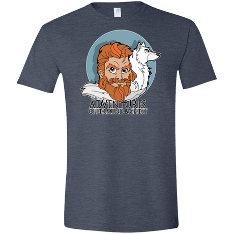 T-Shirts Heather Navy / S The Adventures of Tormund and Ghost Men's Semi-Fitted Softstyle