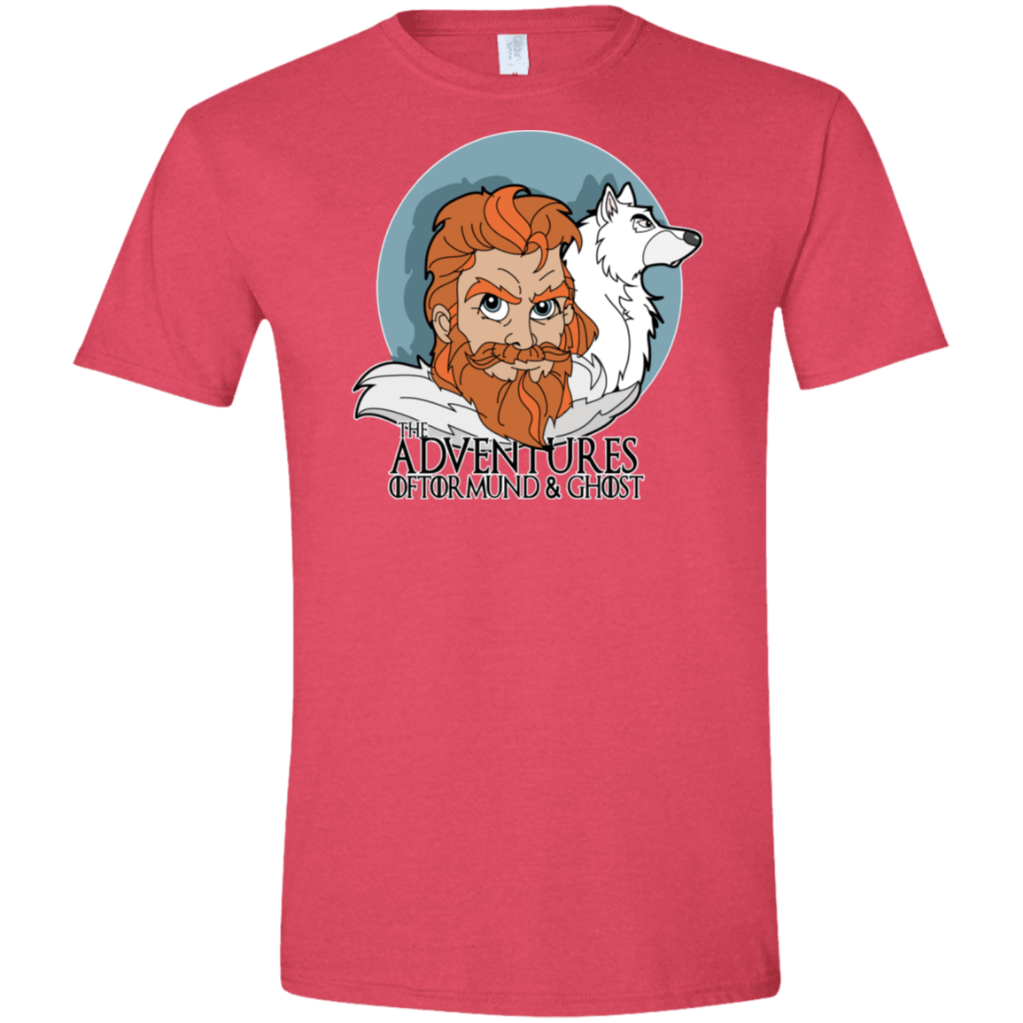 T-Shirts Heather Red / S The Adventures of Tormund and Ghost Men's Semi-Fitted Softstyle