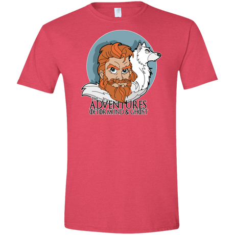 T-Shirts Heather Red / S The Adventures of Tormund and Ghost Men's Semi-Fitted Softstyle