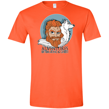 T-Shirts Orange / S The Adventures of Tormund and Ghost Men's Semi-Fitted Softstyle