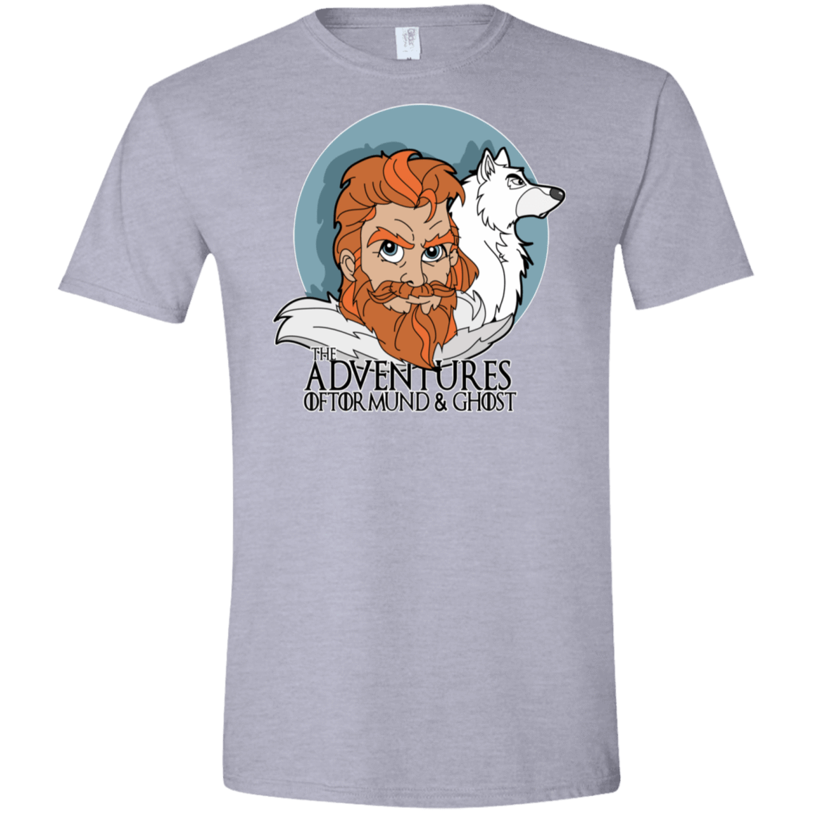T-Shirts Sport Grey / X-Small The Adventures of Tormund and Ghost Men's Semi-Fitted Softstyle
