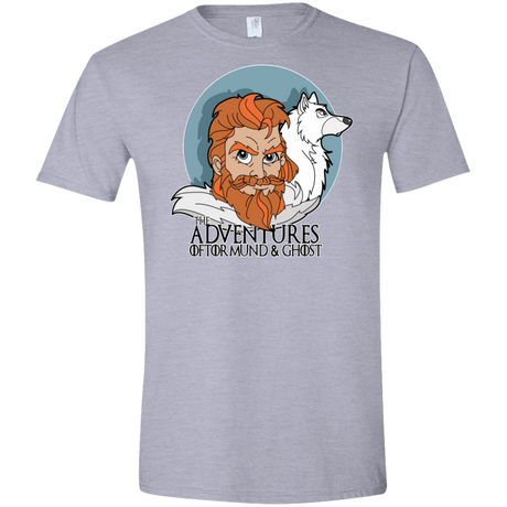 T-Shirts Sport Grey / X-Small The Adventures of Tormund and Ghost Men's Semi-Fitted Softstyle