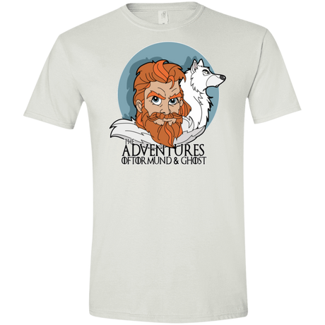 T-Shirts White / X-Small The Adventures of Tormund and Ghost Men's Semi-Fitted Softstyle