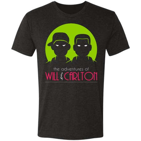 T-Shirts Vintage Black / S The Adventures Of Will And Carlton Men's Triblend T-Shirt