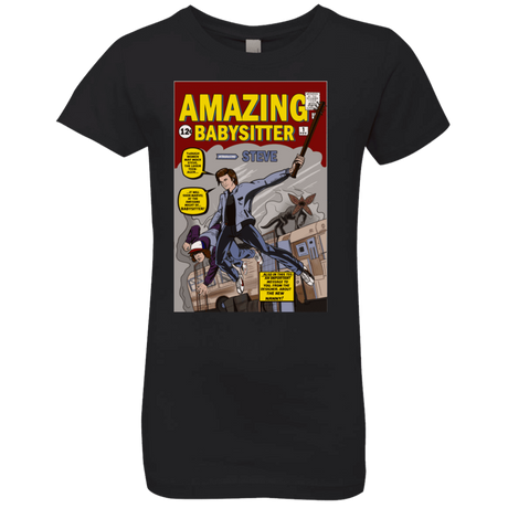 T-Shirts Black / YXS The Amazing Babysitter Girls Premium T-Shirt