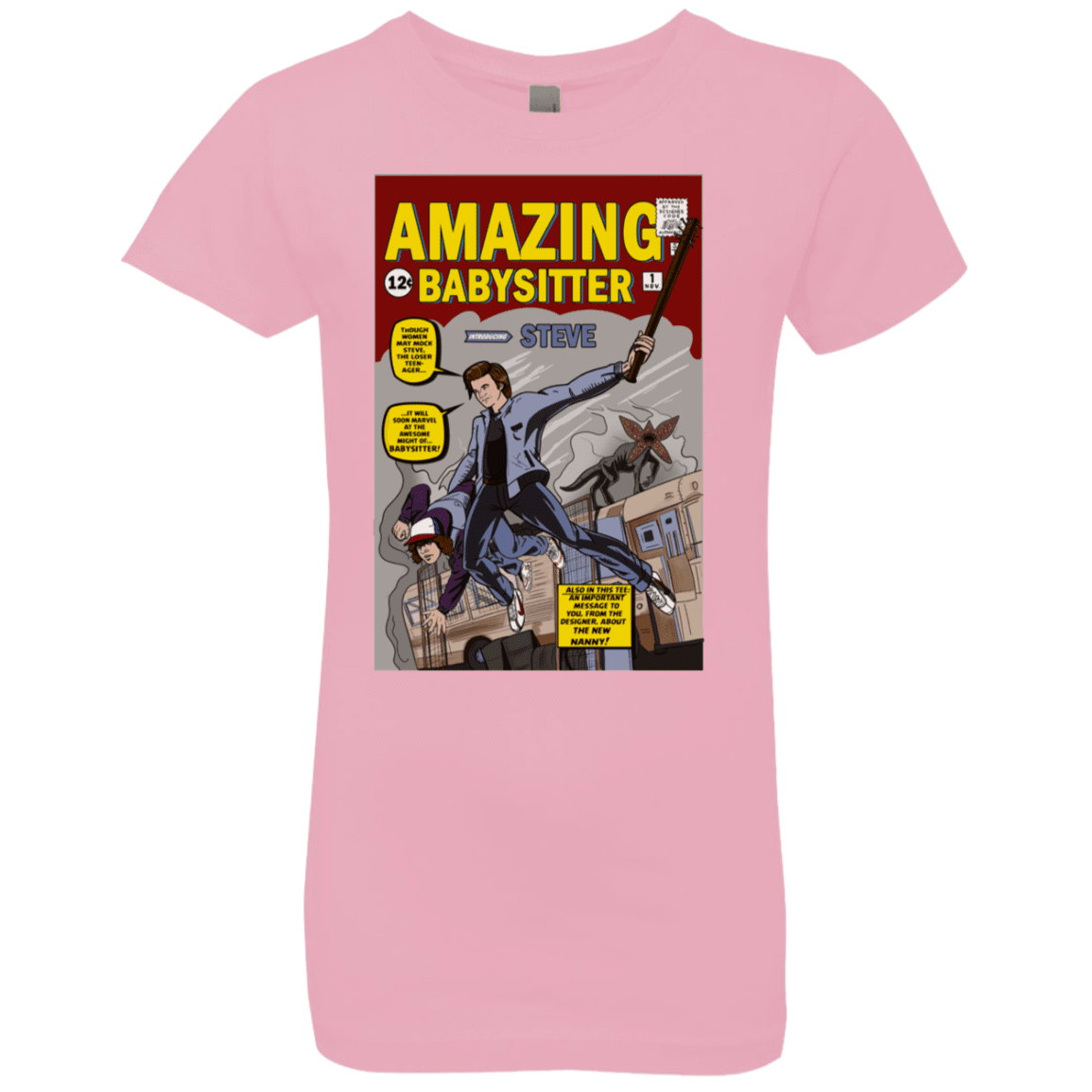 T-Shirts Light Pink / YXS The Amazing Babysitter Girls Premium T-Shirt