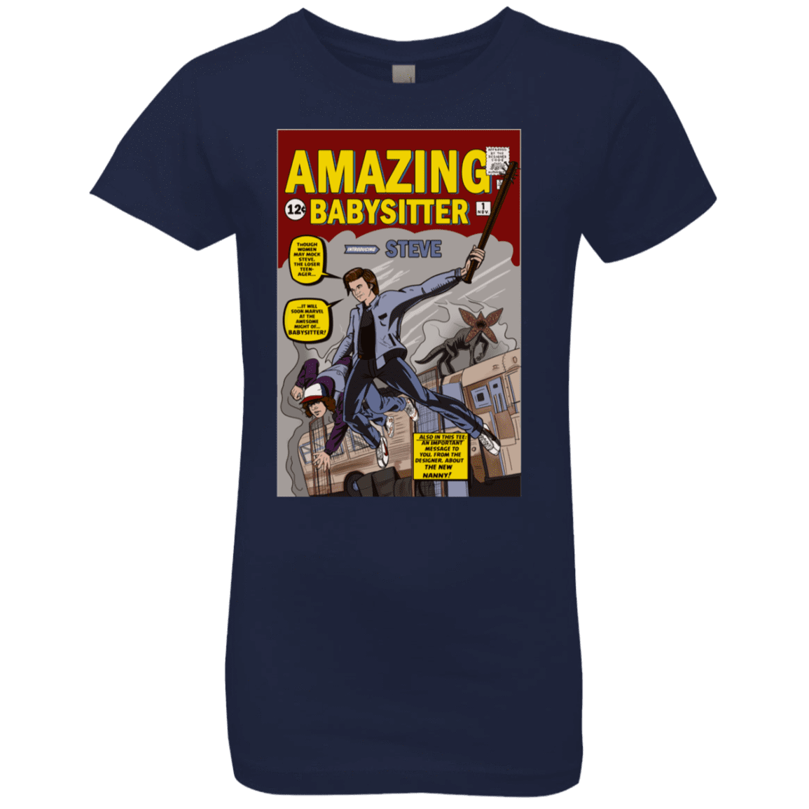 T-Shirts Midnight Navy / YXS The Amazing Babysitter Girls Premium T-Shirt