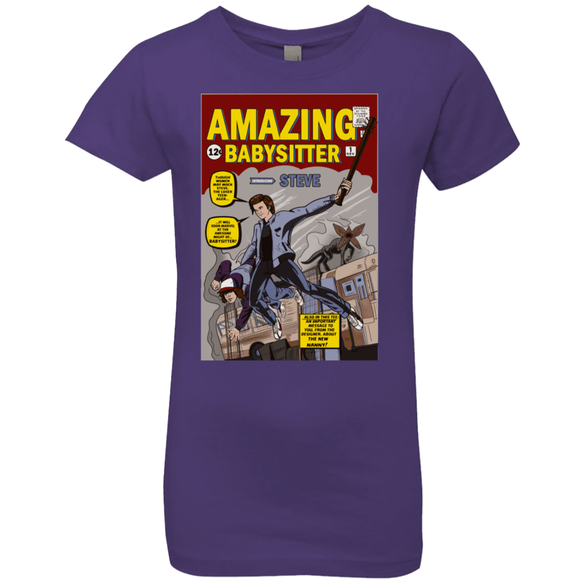 T-Shirts Purple Rush / YXS The Amazing Babysitter Girls Premium T-Shirt