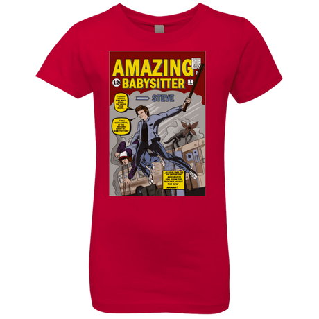 T-Shirts Red / YXS The Amazing Babysitter Girls Premium T-Shirt