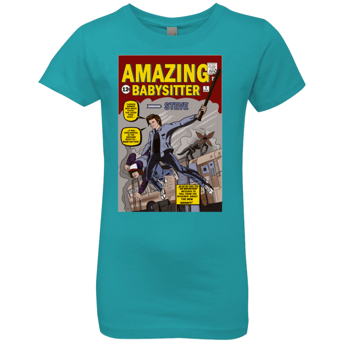 T-Shirts Tahiti Blue / YXS The Amazing Babysitter Girls Premium T-Shirt