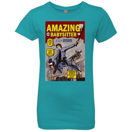 T-Shirts Tahiti Blue / YXS The Amazing Babysitter Girls Premium T-Shirt