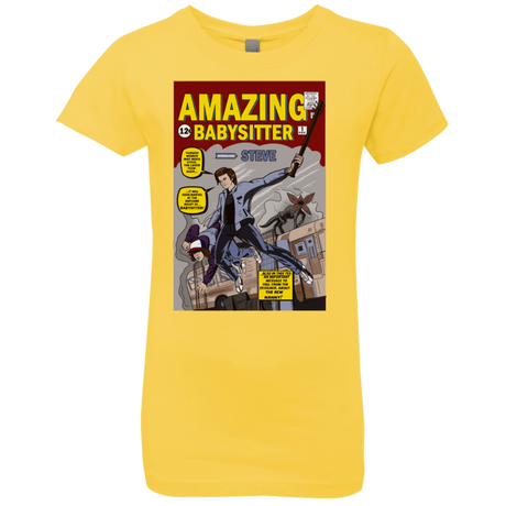 T-Shirts Vibrant Yellow / YXS The Amazing Babysitter Girls Premium T-Shirt