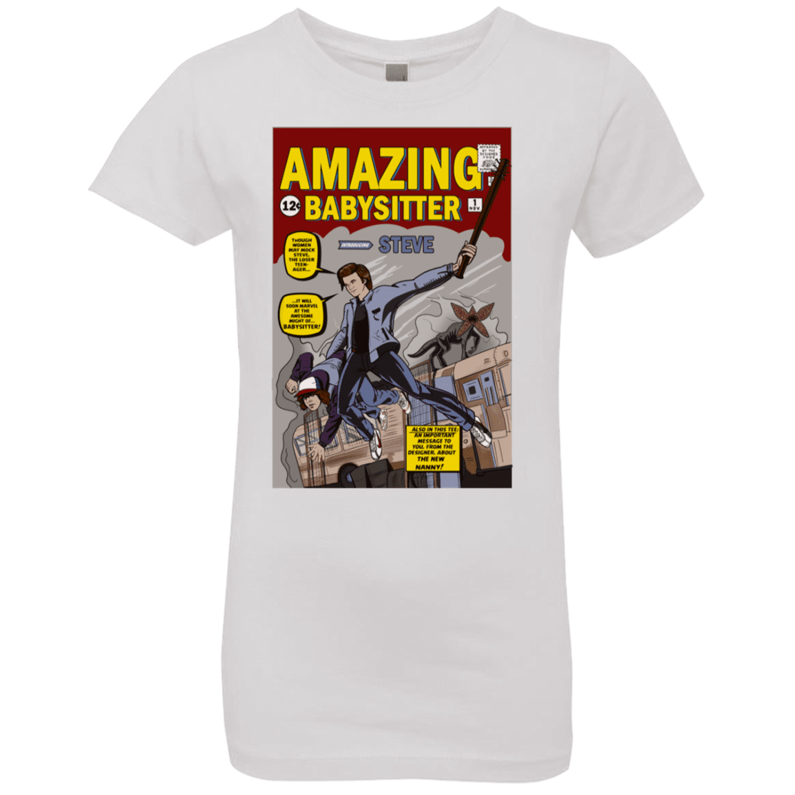 T-Shirts White / YXS The Amazing Babysitter Girls Premium T-Shirt