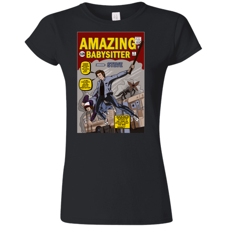 T-Shirts Black / S The Amazing Babysitter Junior Slimmer-Fit T-Shirt