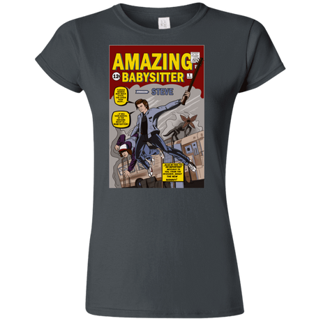 T-Shirts Charcoal / S The Amazing Babysitter Junior Slimmer-Fit T-Shirt