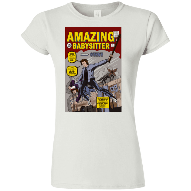 T-Shirts White / S The Amazing Babysitter Junior Slimmer-Fit T-Shirt