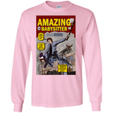 T-Shirts Light Pink / S The Amazing Babysitter Men's Long Sleeve T-Shirt