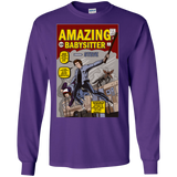 T-Shirts Purple / S The Amazing Babysitter Men's Long Sleeve T-Shirt