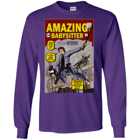 T-Shirts Purple / S The Amazing Babysitter Men's Long Sleeve T-Shirt