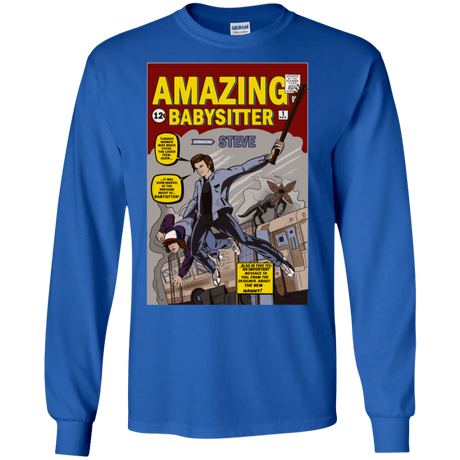 T-Shirts Royal / S The Amazing Babysitter Men's Long Sleeve T-Shirt