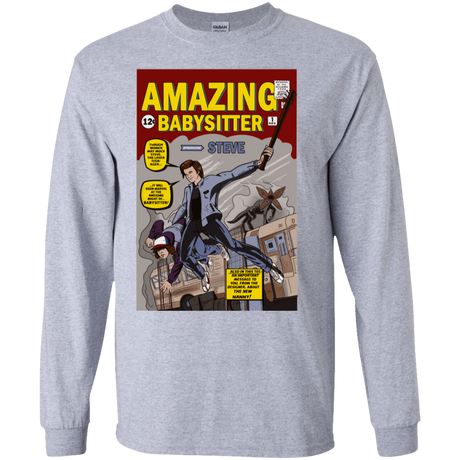 T-Shirts Sport Grey / S The Amazing Babysitter Men's Long Sleeve T-Shirt