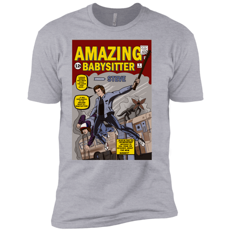 T-Shirts Heather Grey / X-Small The Amazing Babysitter Men's Premium T-Shirt