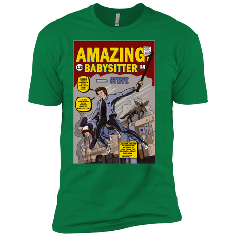 T-Shirts Kelly Green / X-Small The Amazing Babysitter Men's Premium T-Shirt