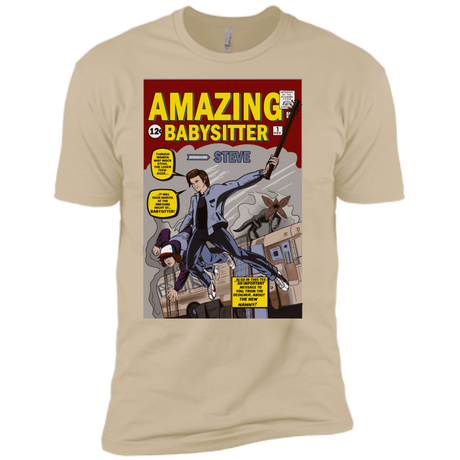 T-Shirts Sand / X-Small The Amazing Babysitter Men's Premium T-Shirt