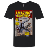 T-Shirts Black / X-Small The Amazing Babysitter Men's Premium V-Neck