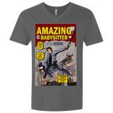 T-Shirts Heavy Metal / X-Small The Amazing Babysitter Men's Premium V-Neck