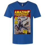 T-Shirts Royal / X-Small The Amazing Babysitter Men's Premium V-Neck