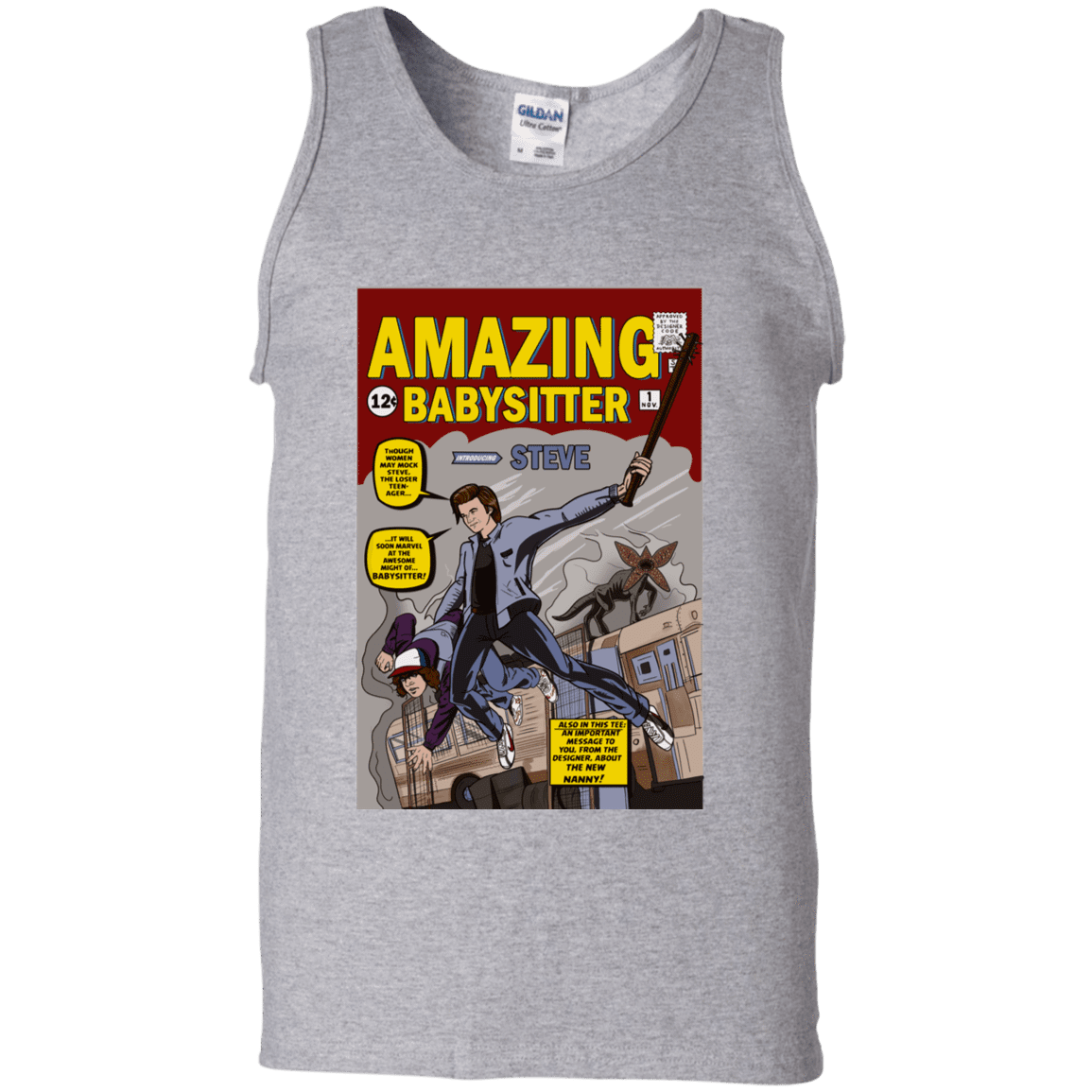 T-Shirts Sport Grey / S The Amazing Babysitter Men's Tank Top