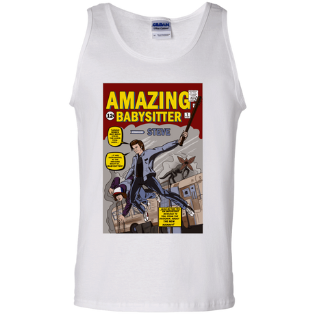 T-Shirts White / S The Amazing Babysitter Men's Tank Top