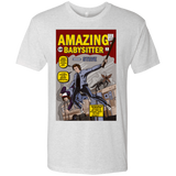 T-Shirts Heather White / S The Amazing Babysitter Men's Triblend T-Shirt