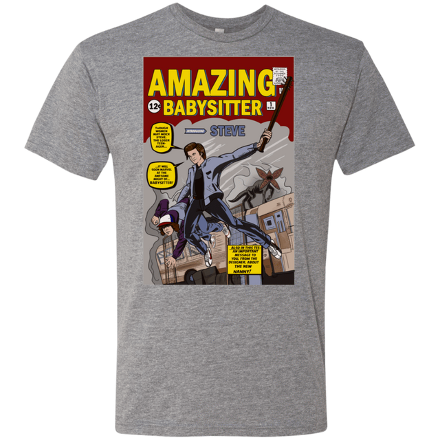 T-Shirts Premium Heather / S The Amazing Babysitter Men's Triblend T-Shirt