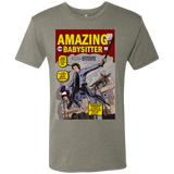 T-Shirts Venetian Grey / S The Amazing Babysitter Men's Triblend T-Shirt