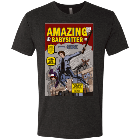 T-Shirts Vintage Black / S The Amazing Babysitter Men's Triblend T-Shirt