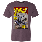 T-Shirts Vintage Purple / S The Amazing Babysitter Men's Triblend T-Shirt