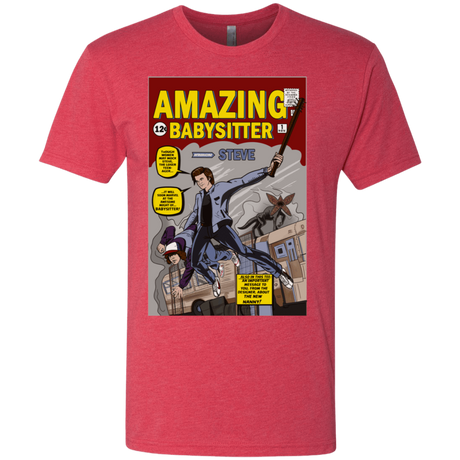 T-Shirts Vintage Red / S The Amazing Babysitter Men's Triblend T-Shirt